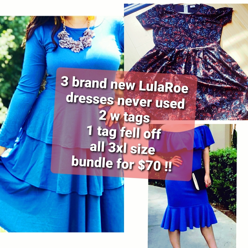 Bundle sale 3 dresses 3xl for only $70 !!